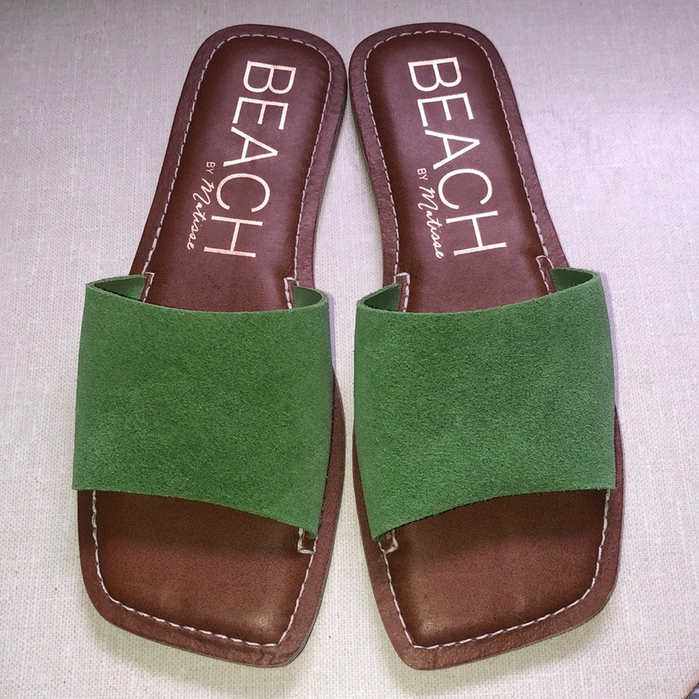 Matisse Beach Green Sandals